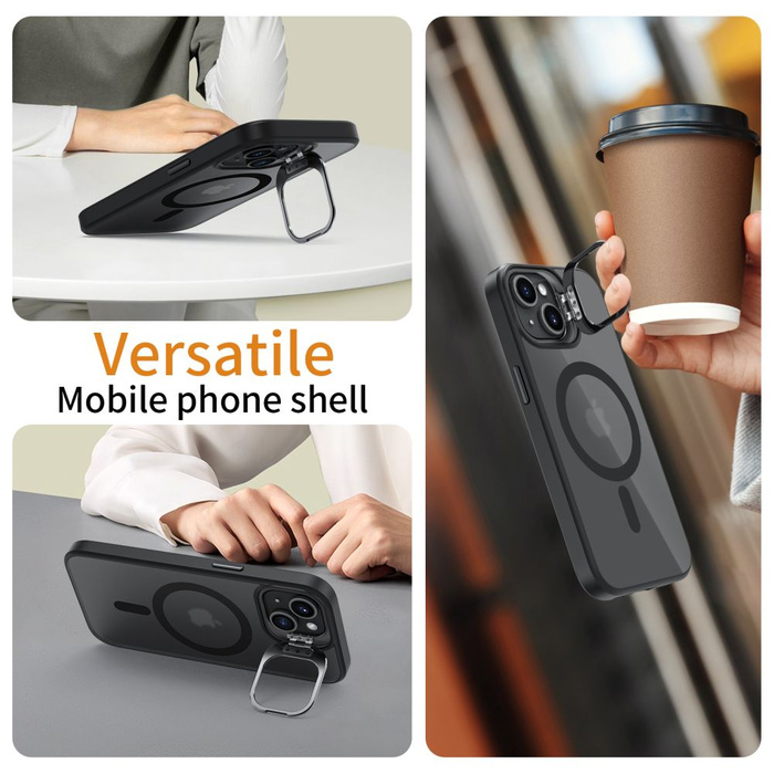 TECH-PROTECT MAGSTAND MAGSAFE IPHONE 15 MATTE BLACK