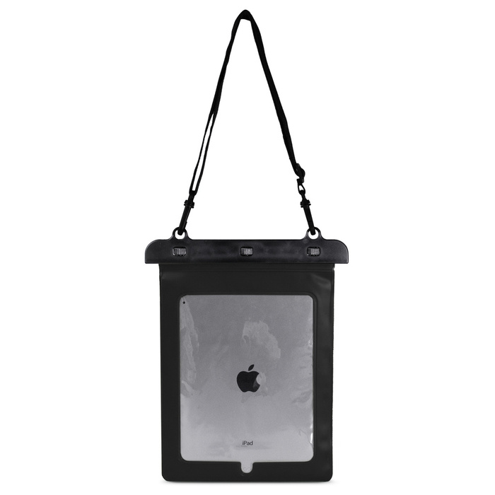 Wasserdichte PVC-Tablet-Hülle – schwarz