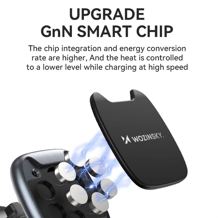 Wozinsky WUMTK porta cellulare magnetico per bocchetta dell&#39;aria dell&#39;auto - nero