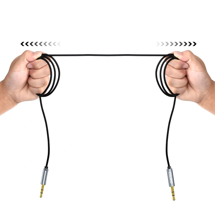 Kabel Choetech AUX002 Miniklinke 3,5mm (Stecker) / Miniklinke 3,5mm (Stecker) 1,2m - schwarz