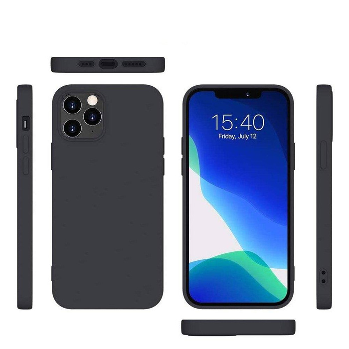Silicone Case Flexibel Gummi Handyhülle Silikon Schutzhülle für Xiaomi Redmi Note 10 5G / Poco M3 Pro schwarz