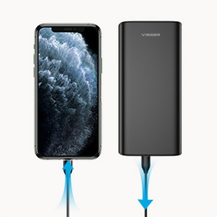 Powerbank Veger T100 (W2032C-100) PD QC3.0 5A 100W 20000 mAh czarny