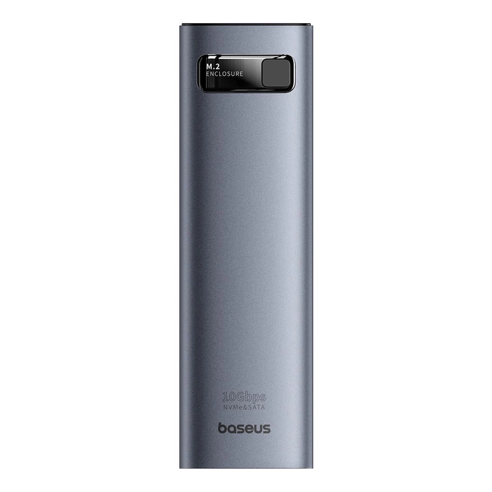 Alloggiamento SSD Baseus FlyJoy Series M.2 NVMe / M.2 SATA 10 Gb/s - grigio