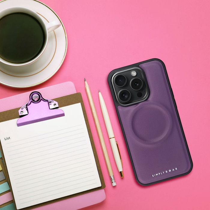 ROAR futerał MAG MORNING do IPHONE 15 Fioletowy