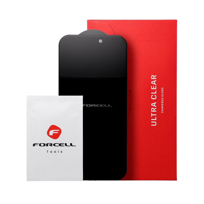 Szkło hartowane do iPhone 16 PRO / 17 / 17 PRO Forcell Privacy Glass czarne
