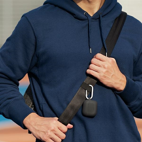 Funda Uniq Vencer AirPods 3ª generación Silicona gris / gris carbón oscuro