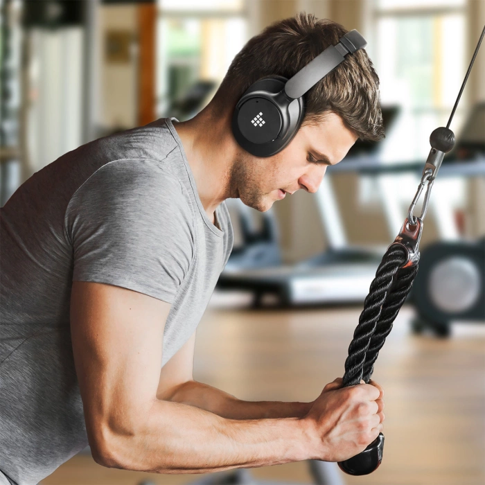 Tronsmart Sounfii Q20 ANC On-Ear Bluetooth 5.3 Wireless Headphones - Black