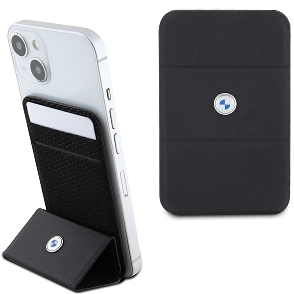 BMW Wallet Card Slot Stand BMWCSMRSK nero/nero MagSafe Signature Collection