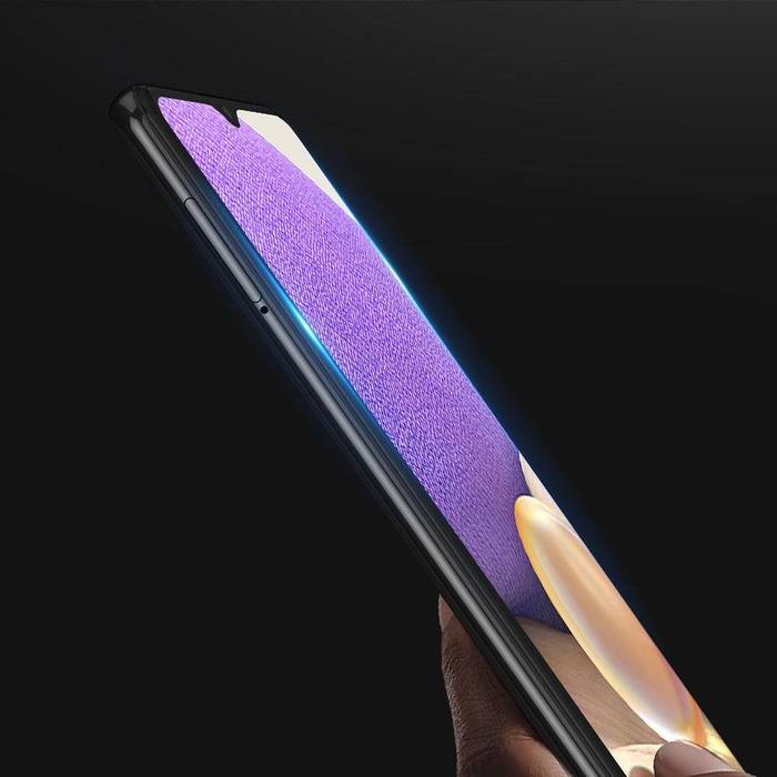 Dux Ducis 9D Tempered Glass Tough Screen Protector Full Coveraged with Frame for Samsung Galaxy A32 5G black (case friendly)