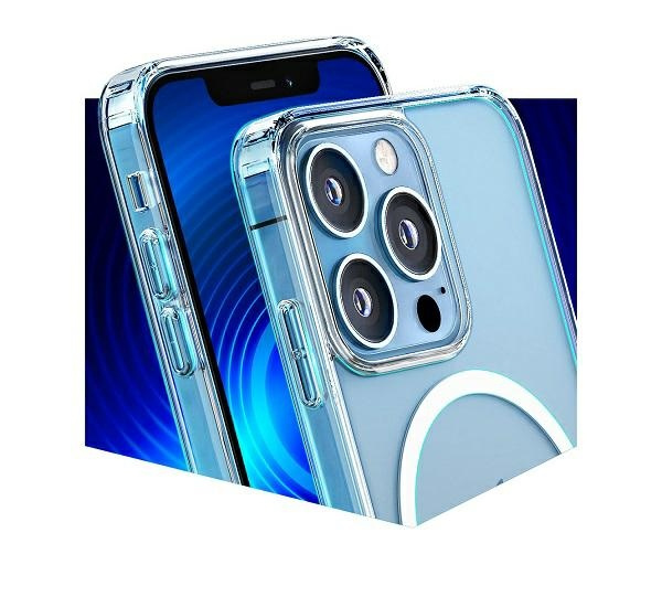Pouzdro 3mk Apple iPhone 13 Mini Clear MagCase
