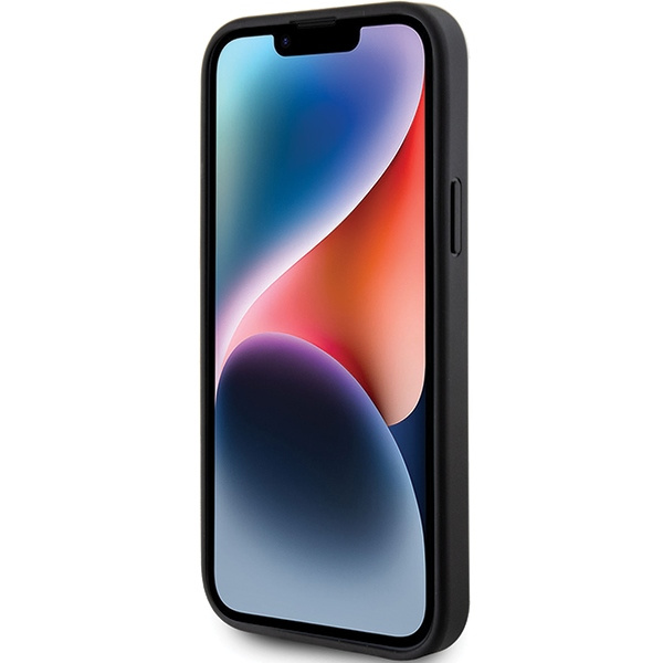 Hülle Guess GUHMP15MPSAHMCK iPhone 15 Plus 6,7" schwarz/schwarz hartcase Saffiano MagSafe Case