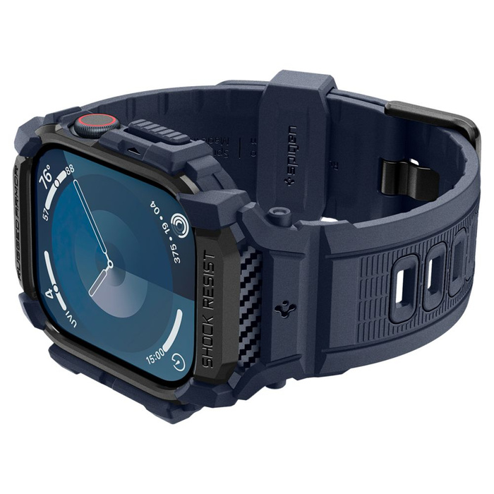 Hülle Spigen Rugged Armor Apple Watch "PRO" 10 (46 MM) MARINEBLAU