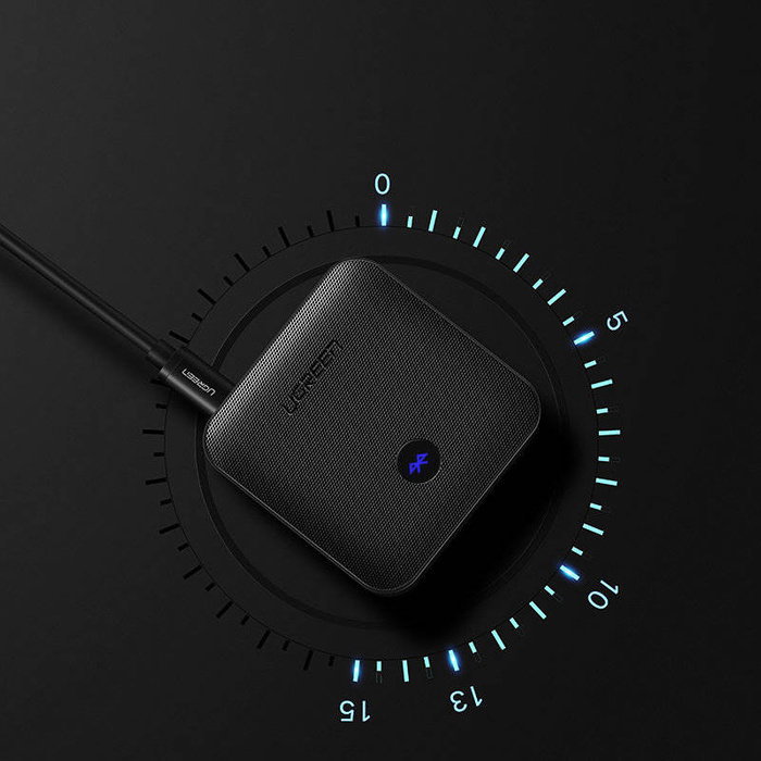 Ugreen 2v1 Bluetooth 5.0 vysílač / přijímač pro hudbu černý (CM144)