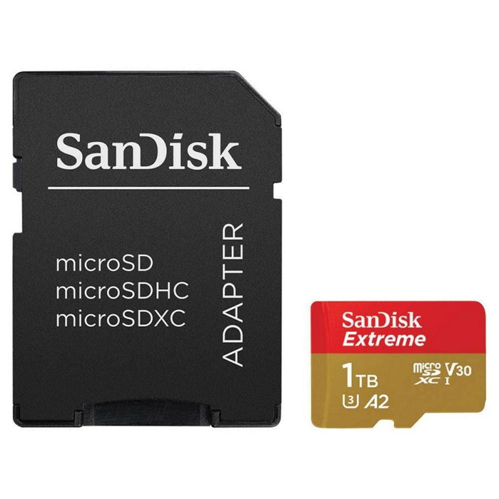 SanDisk scheda di memoria 1TB microSDXC Extreme Mobile A2 C10 V30 UHS-I U3 160 / 90 MB/s