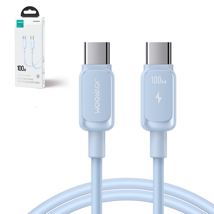 Câble USB C - USB C 100W 1,2m Joyroom S-CC100A14 - Bleu