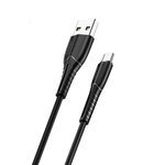 Kábel USAMS MicroUSB 2A Fast Charge 1m Black