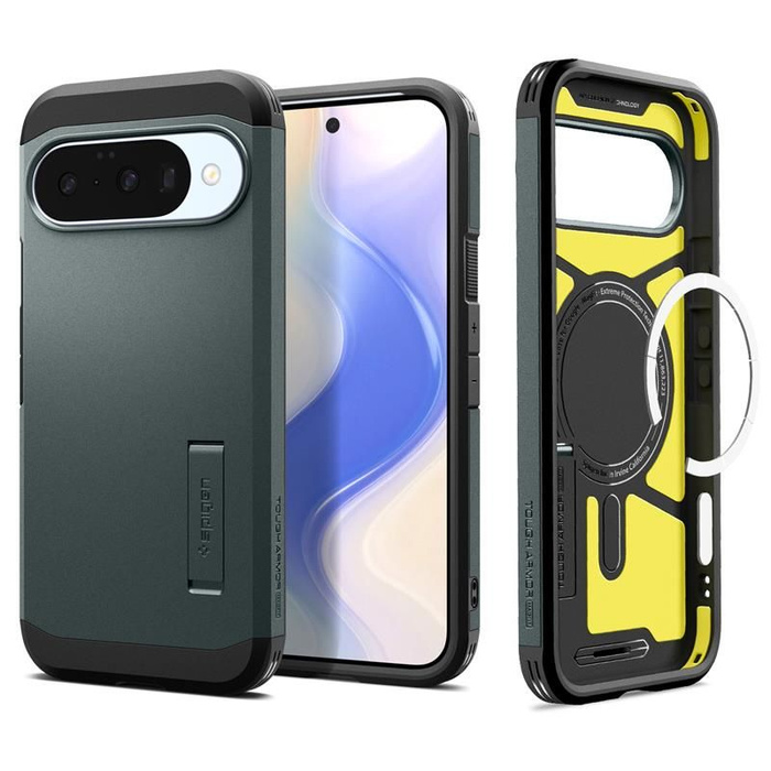 Spigen Tough Armor Mag MagSafe GOOGLE PIXEL 10 / 10 PRO VERDE ABISMO