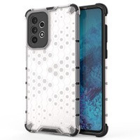 Hülle Honeycomb hülle gepanzerte Hülle mit Gel-Rahmen Samsung Galaxy A73 transparent Case