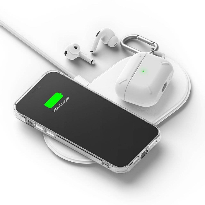 Ringke Fusion Designový pancéřový kryt pouzdro s gelovým rámečkem iPhone 12 mini růžovo-zelený (GNAP0020)