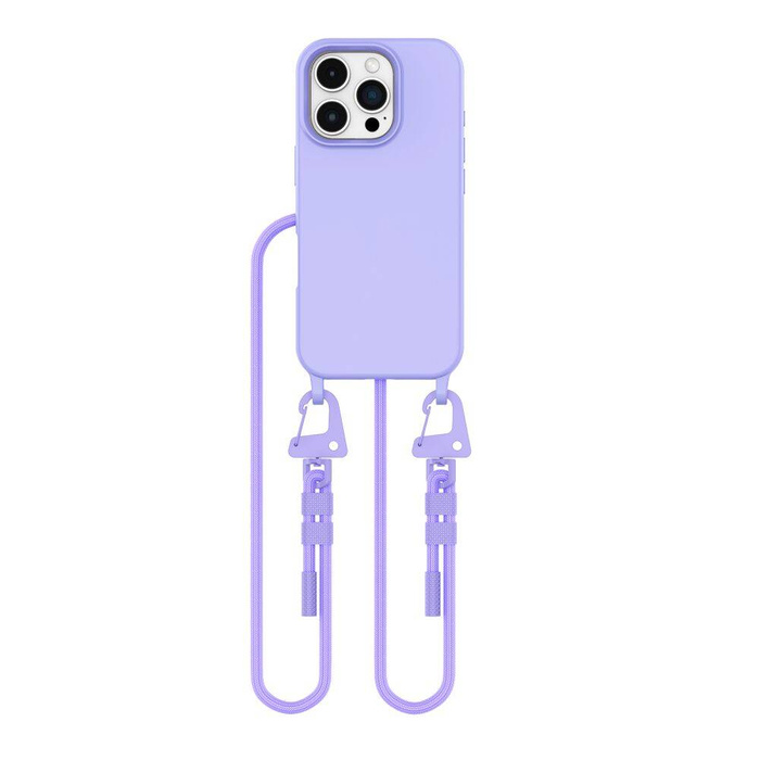 Etui Tech-protect Magnecklace Magsafe iPhone 16 Pro Lavender