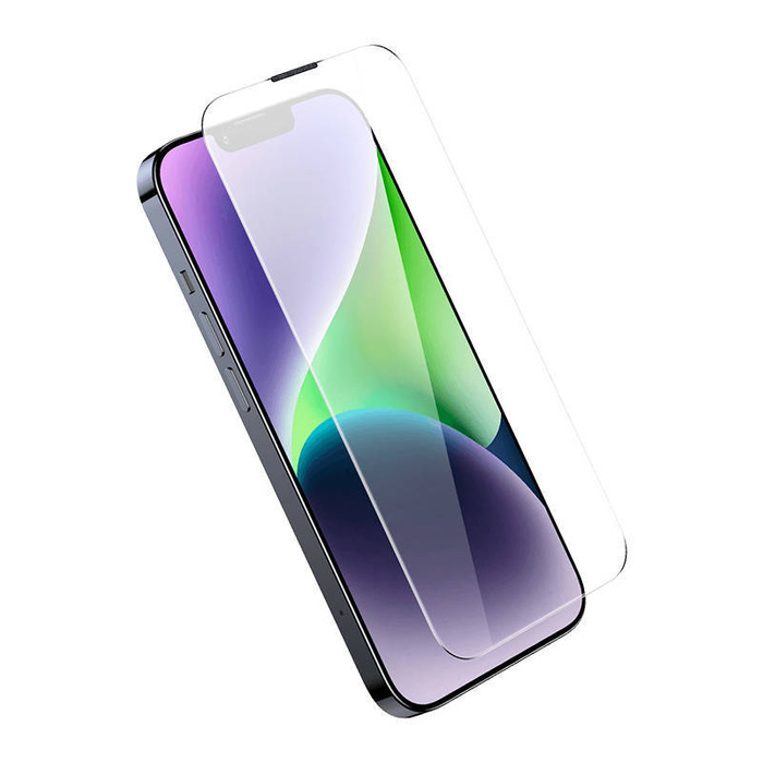 Szkło hartowane Baseus Corning do iPhone 13 Pro Max / 14 Plus z filtrem przeciwpyłowym