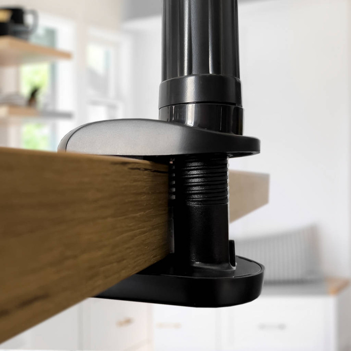 ANJ-85+25 Klip Wozinsky Stolní držák na tablet s výsuvným ramenem černý