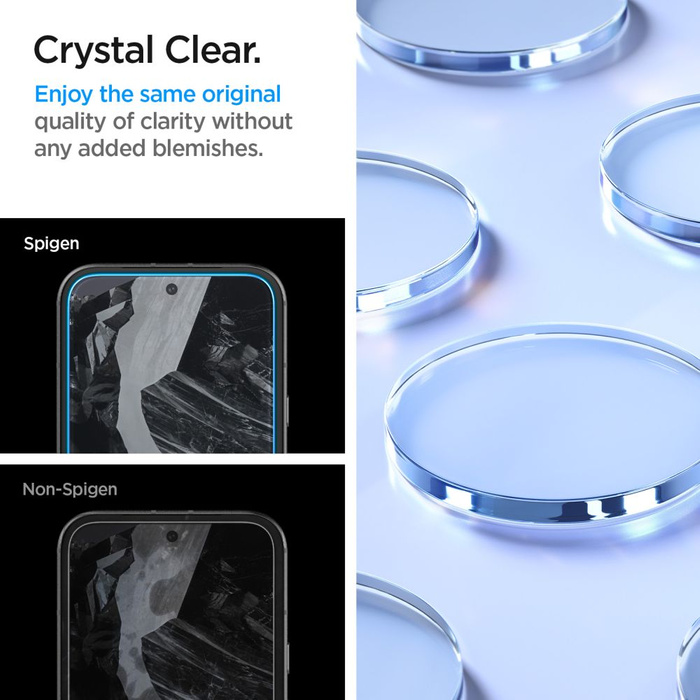 Verre trempé Spigen ALM GLAS.TR 2-PACK GOOGLE PIXEL 8A CLEAR