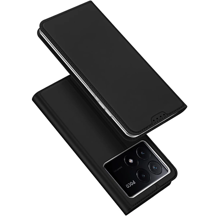 Dux Ducis Skin Pro case for Xiaomi Poco X6 Pro 5G / Redmi K70E with flap and card slot - black