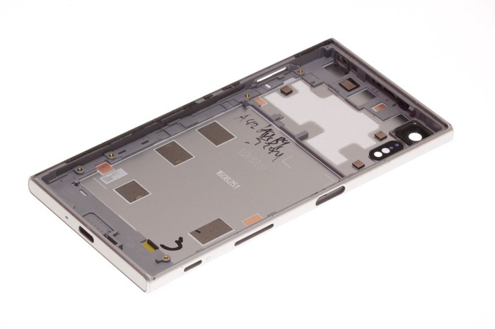 Genuino SONY Xperia XZ Silver Grade B Battery Door Flap