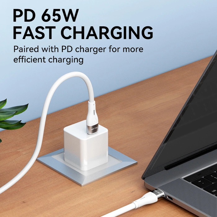 Cavo Wozinsky WSTCC2 USB-C / USB-C PD 65W 2 m - bianco