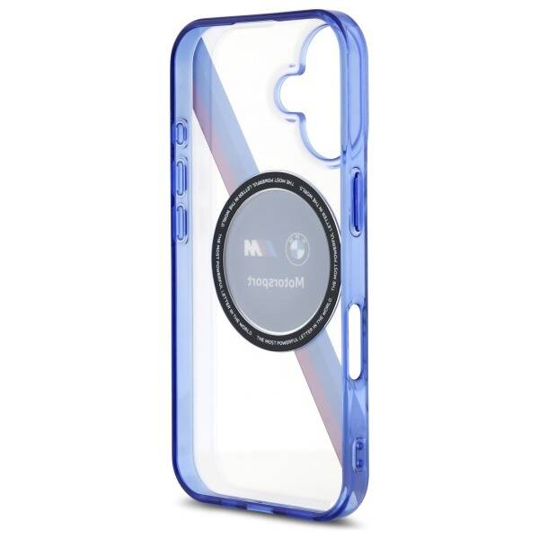 Funda BMW iPhone 16 6.1" claro/transparente durocase Motosport IML Circle MagSafe