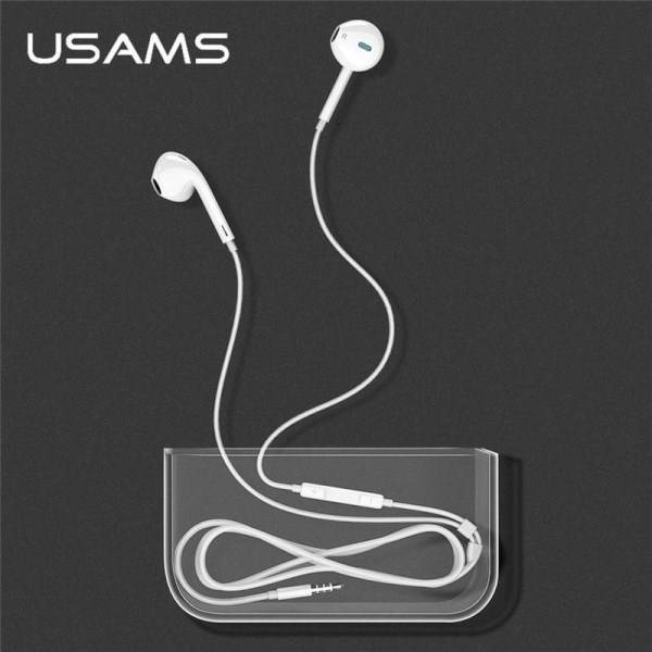 Headphones Stereo USAMS Jack 3.5mm White