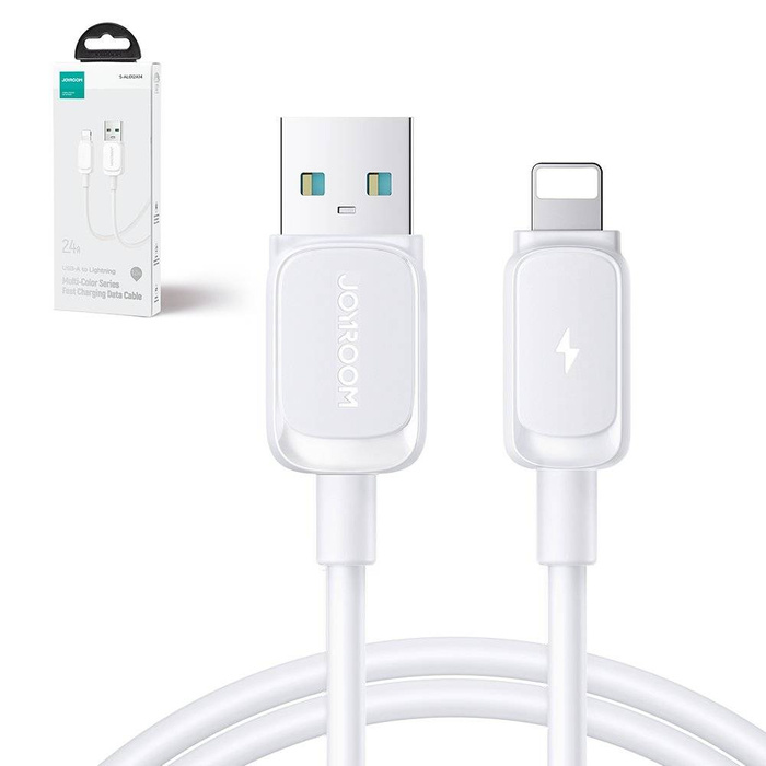 Lightning - Câble USB 2.4A 1.2m Joyroom S-AL012A14 - blanc