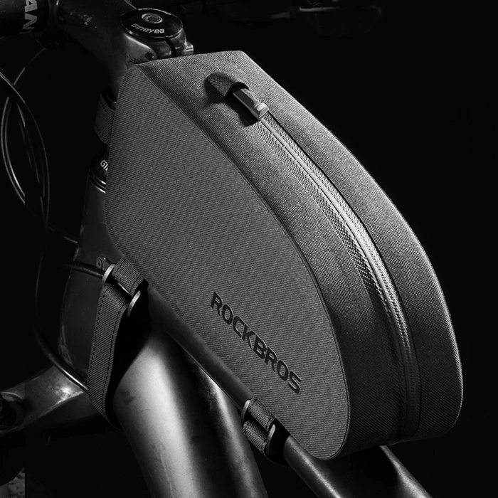 Rockbros AS-019-1 sac de cadre de vélo étanche 1,6 l - noir
