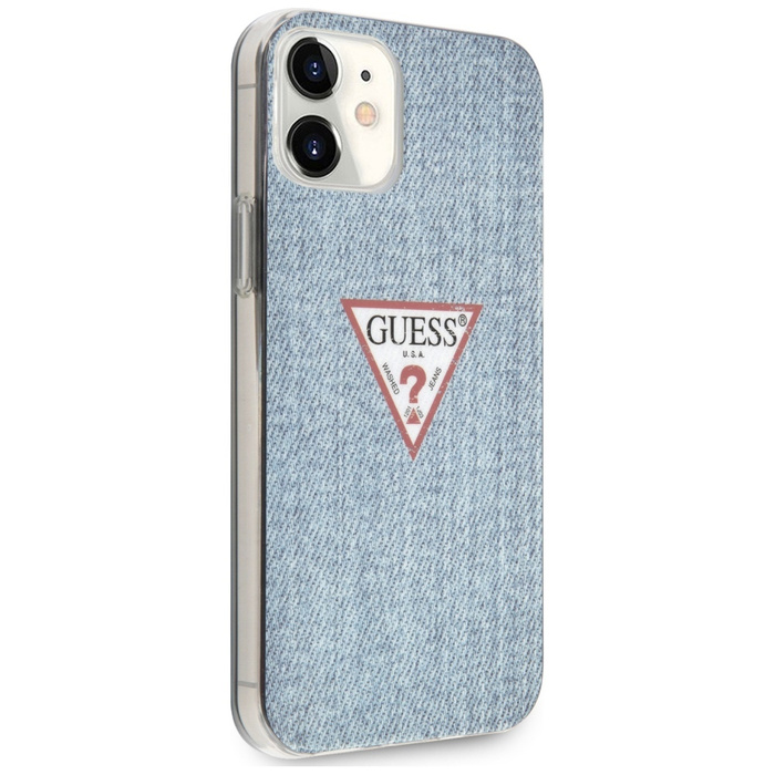 Puzdro GUESS Apple iPhone 12 Mini Jeans Collection GUHCP12SPCUJULLB Blue Hardcase