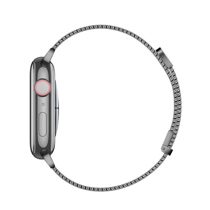 Dux Ducis Armband Milanese Pro für Apple Watch 42/44/45/49 mm – Schwarz