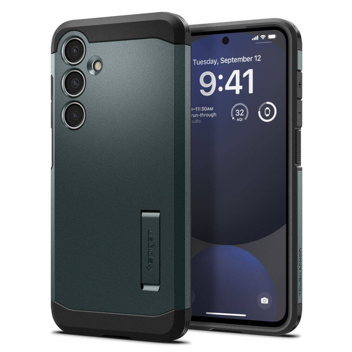 Coque Spigen Tough Armor GALAXY S24 FE ABYSS GREEN