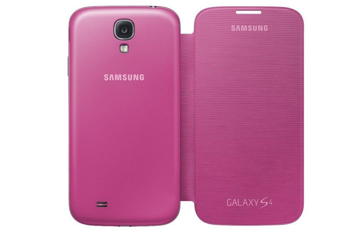 Case SAMSUNG Galaxy S4 SIV I9500 I9505 Flip Case EF-FI950BGESTA Pink