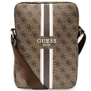 Guess Bag GUTB10P4RPSW 10" Brown/Brown 4G Stripes Tablet Bag