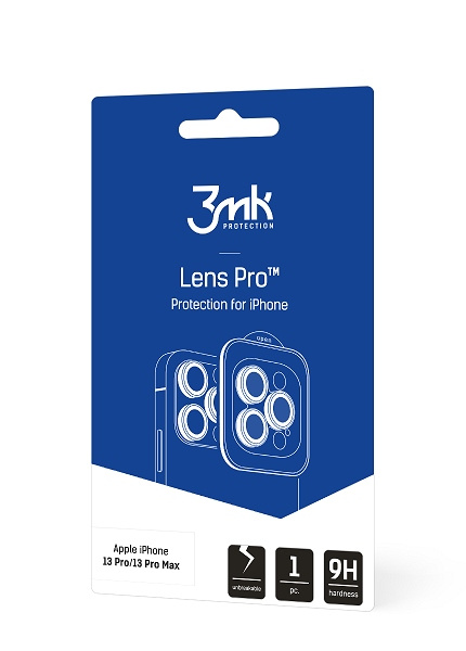 3mk Lens Protection Pro iPhone 13 /13 Mini Camera lens protection with mounting frame 1pc.