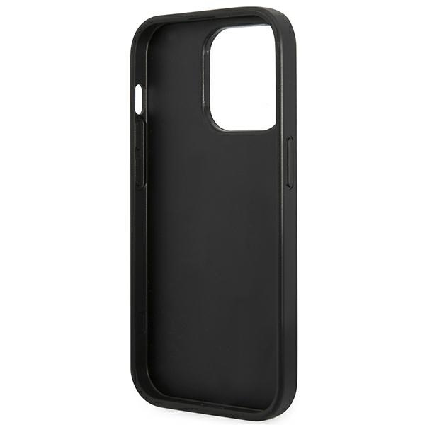 Hülle Guess iPhone 14 Pro Max 6.7" grau/grau hart case 4G Stripe Kollektion