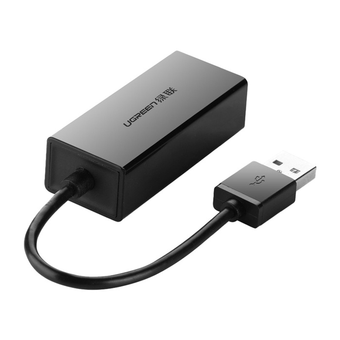 Ethernet Adapter Ugreen CR110 USB-C to RJ45 100Mbs (black)