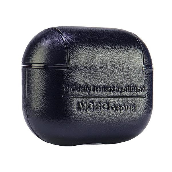 Audi Leather Big Logo AirPods 3 coverczarny/black AU-AP3-GT/D3-BK