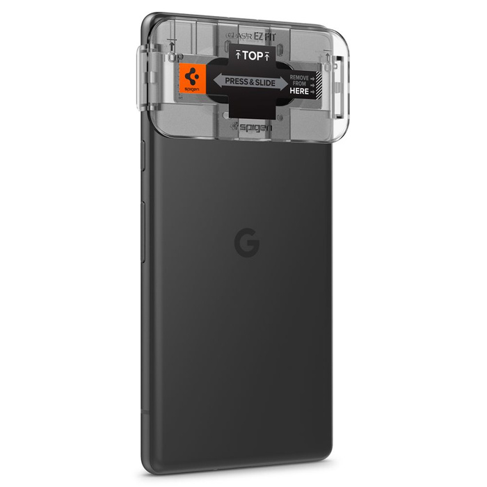 Camera Cover Spigen Optik.tr "ez Fit" Camera Protector 2-pack Google Pixel 7A Black