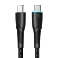 Joyroom Starry Series SA32-CC3 cable USB-C / USB-C 60W 1m - negro