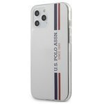 Cover US POLO Apple iPhone 12 Pro Max 6.7 Collezione Tricolore USHCP12LPCUSSWH Custodia bianca