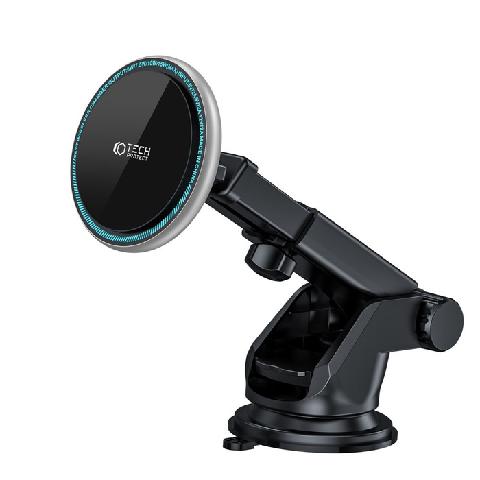 TECH-PROTECT A2 MagNETIC MagSafe DASH CAR WIRELESS CHARGER 15W BLACK