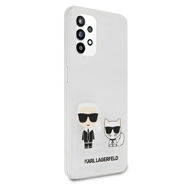 Coque KARL LAGERFELD Samsung Galaxy A32 5G Karl & Choupette Clear Hardcase