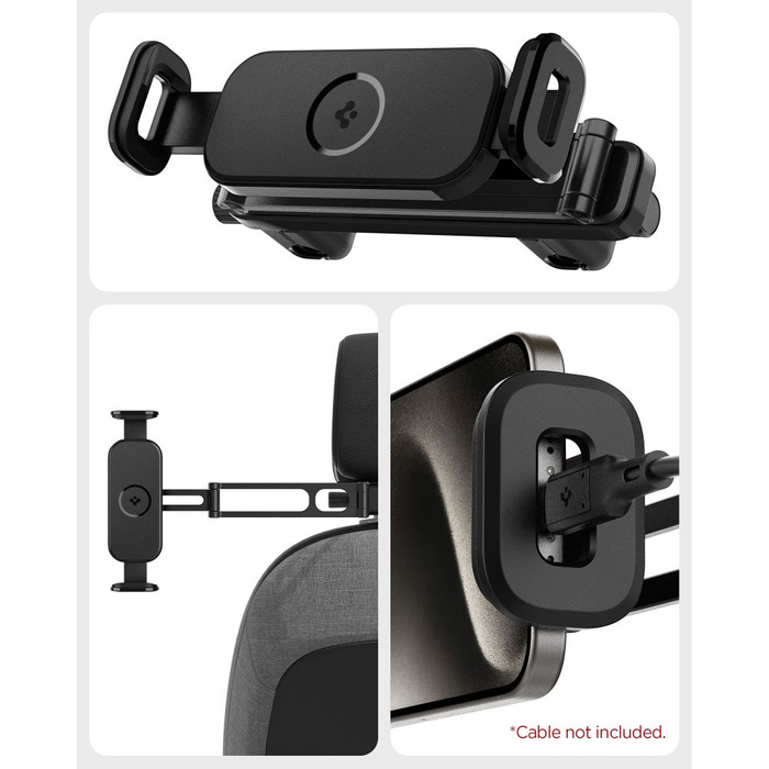 Spigen ONETAP UTS45 SUPPORTO UNIVERSALE PER POGGIATESTA AUTO NERO