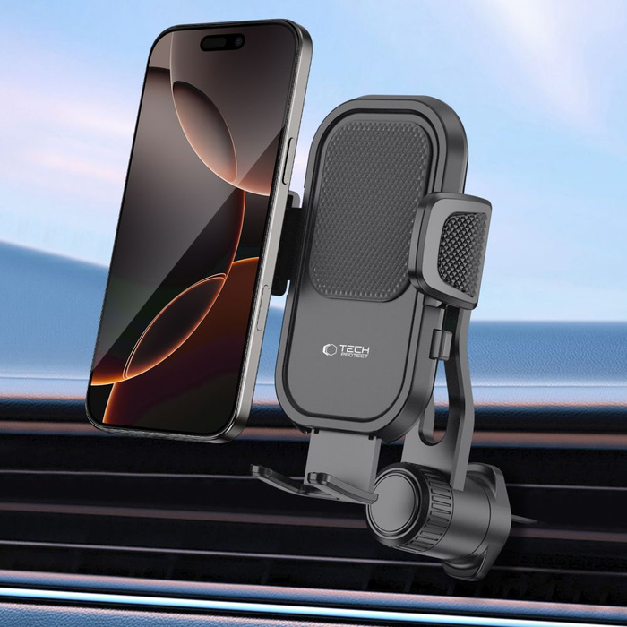 TECH-PROTECT V8 UNIVERSAL VENT CAR MOUNT BLACK